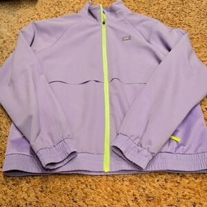 Womens Figs Sydney Scrub Jacket-Lavender Dew-Extra Small